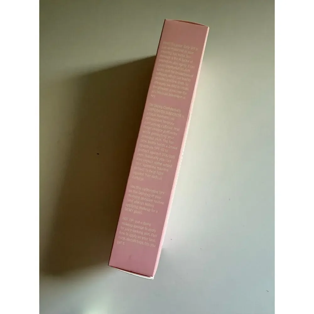 $45 The Skinny Confidential Caffeinated SPF 40 Sunscreen 1.7 oz New Sealed